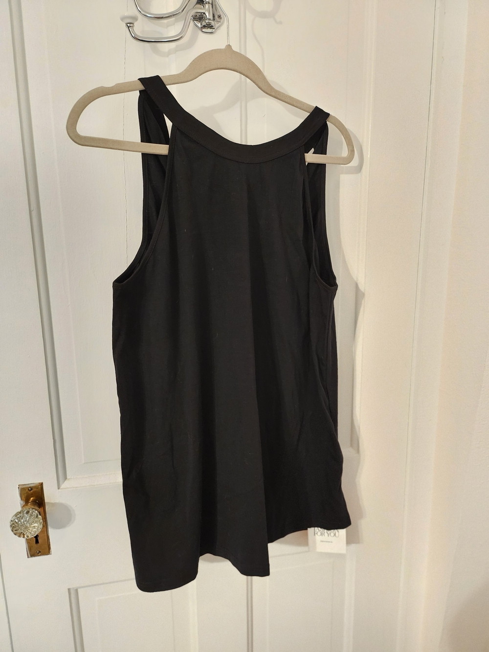 Women's Black Racerback Tank Top